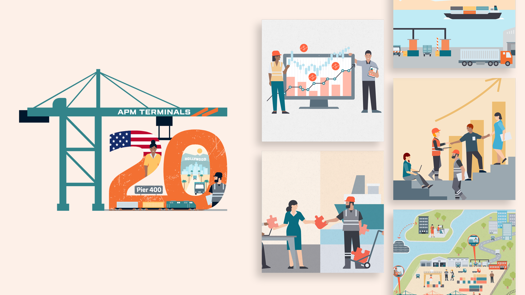 APM Terminals Illustrations 